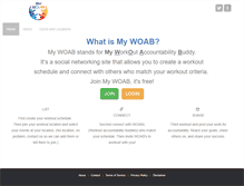 Tablet Screenshot of mywoab.com